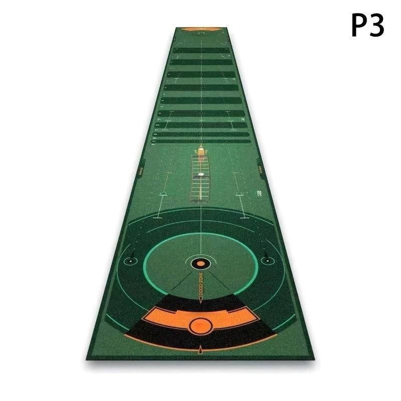 Golf Putting Mat Golf Training Pad For Swing Detection Batting Ball Trace Directional Mat Swing Path Pads Swing Practice Pads
