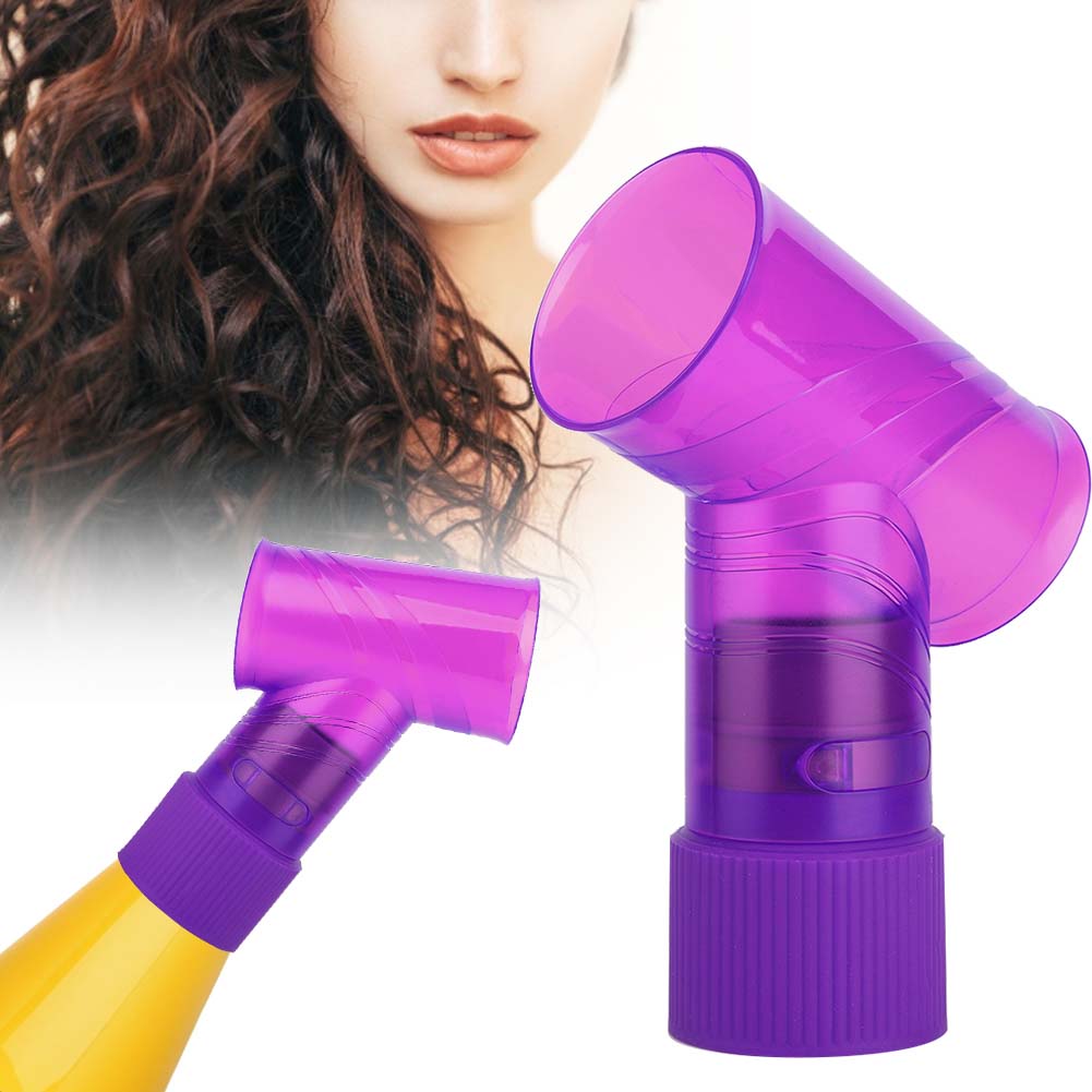 Professional Hair Dryer Diffuser Curly Blow Dryer Hairdressing Styling Accessory (Purple)