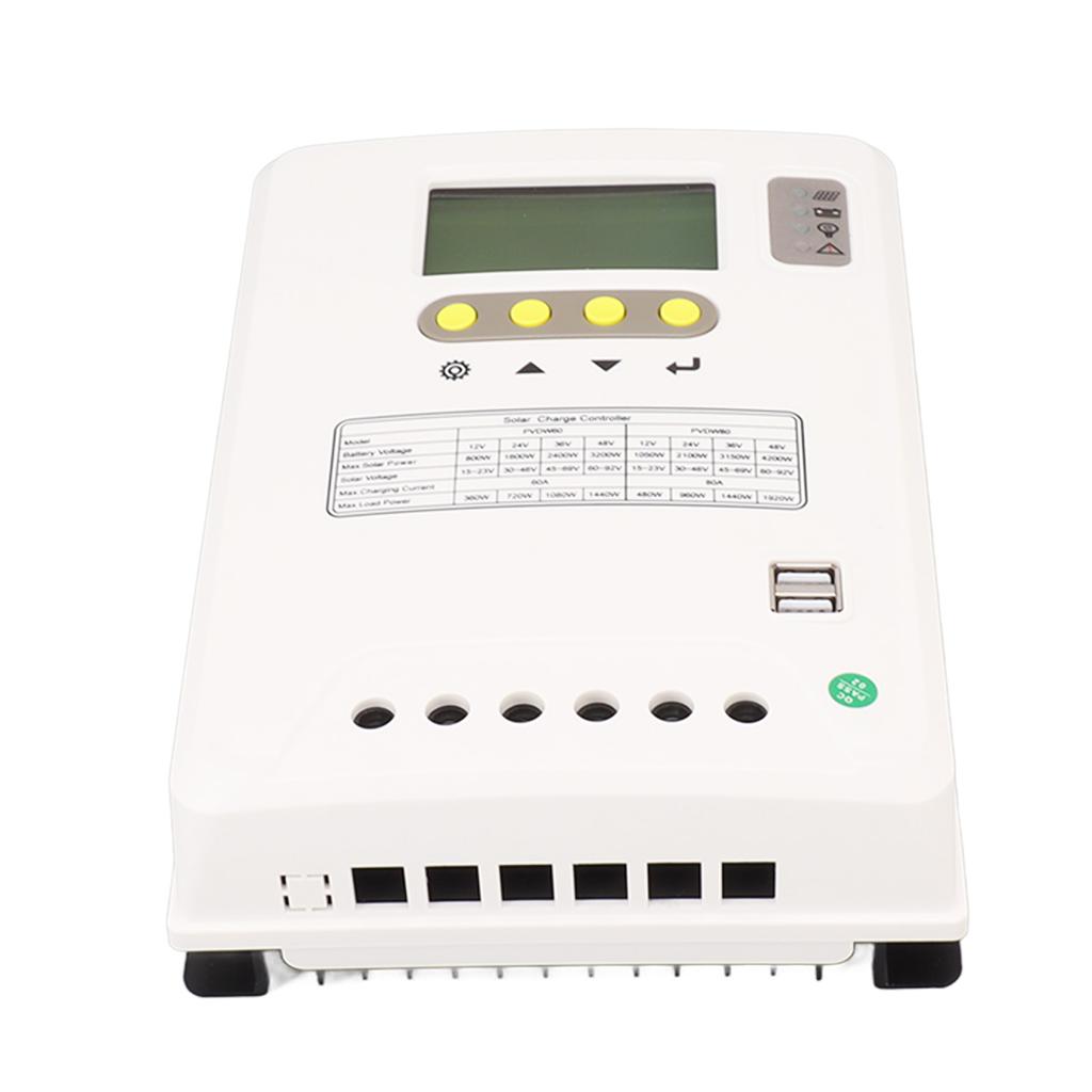 12В 24В 36В 48В ШИМ Контроллер солнечного заряда с ЖК-дисплеем Активация литиевой батареи Регулятор заряда от солнечной панели