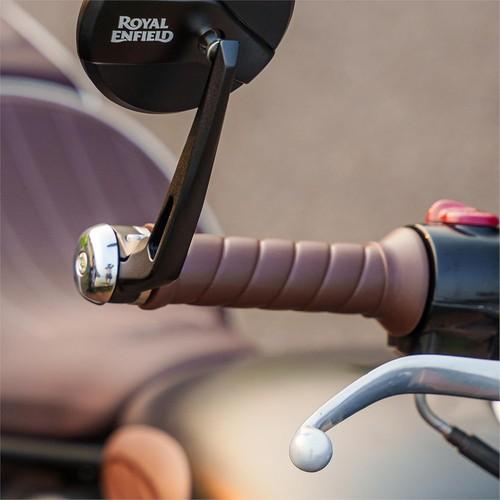 ROYAL ENFIELD Brown Handlebar Grips 350 Classic Reborn/Meteor/Bullet/Hunter/Goan
