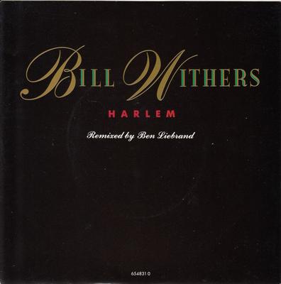 7-дюймовая пластинка BILL WITHERS - Harlem 6548310 CBS 1989 UK Танцевальная и Электронная Б/У