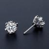D цвет 0,5/1 карат 6,5 мм VVS1 серьги-гвоздики с муассанитом для женщин стерлингового серебра 925 пробы с GRA свадебные ювелирные украшения
