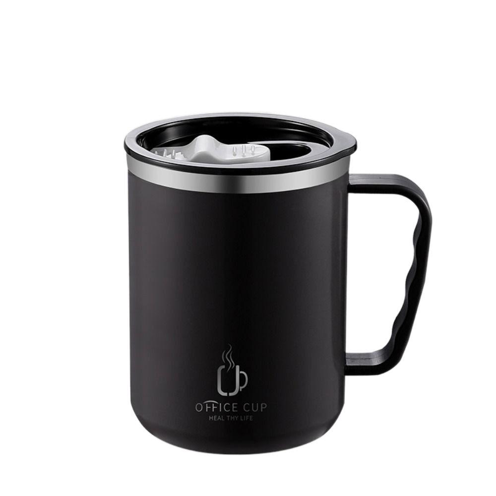With Lid Insulated Coffee Mug Double Layer Double Wall Coffee Tumbler Office