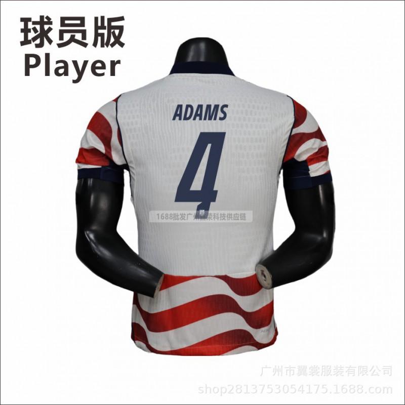 USA National Team 2026 FIFA World Cup Home Jersey Mens Authentic Player Version No.10 Pulisic Short Sleeve Soccer Shirt