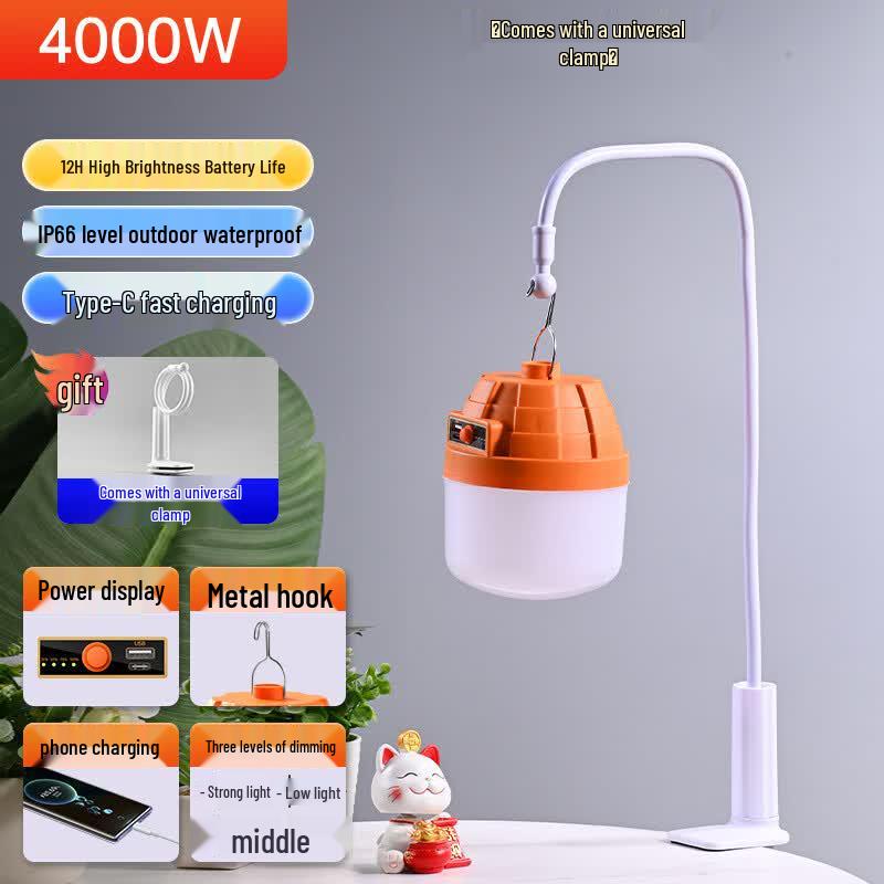 Перезаряжаемый туристический фонарь-пирамида Lishi LED
