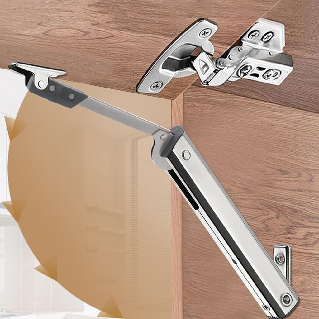 Flap Lid Stay Lift Support System for Kitchen Wardrobe Cupboard Cabinet Door Open Upward & Downward Self Closing Hinge