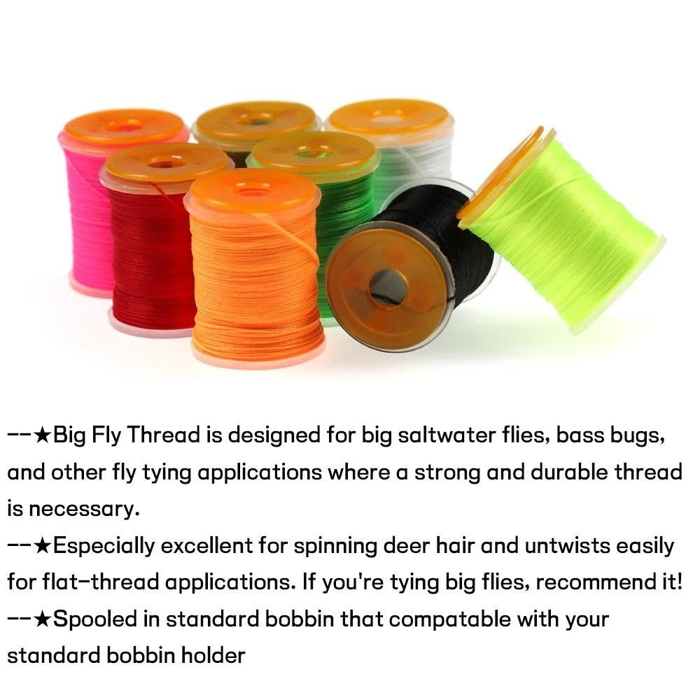 Fishing Lure Fluorescent Fishing Hook Line Tying Thread Material Fly Tying Thread Fly Fishing Line