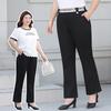 Large-sized Harlen Casual Mom Pants for Children High-waisted Elastic Slimming and Versatile