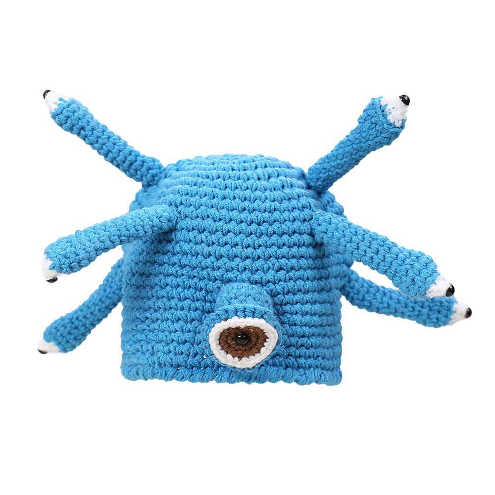 Autumn and winter new cartoon funny hand-woven knitted party dance cos personalized warm wool hat