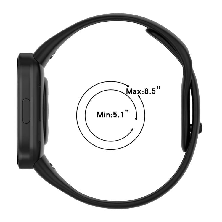 5‑Pack Solid‑Color Soft‑Silicone Replacement Watch‑Band Strap, Adjustable Wrist‑Bracelet Accessory For Redmi Watch 3 Active / Watch 3 Lite
