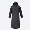Tluoman Unisex Long Black Padded Winter Coat