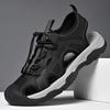 Men's Sport Sandals Comfortable Breathable Outdoor Lightweight Beach Sandals Soft Soled Closed Toe Trail Walking Casual Sandals