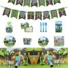 Minecraft Birthday Party Supplies Disposable Cutlery Paper Plates Paper Cups Paper Tissue Boy Decoration Children'S Fun