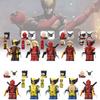 Heroes Series Wolverine And Deadpool Building Block Action Figures Set