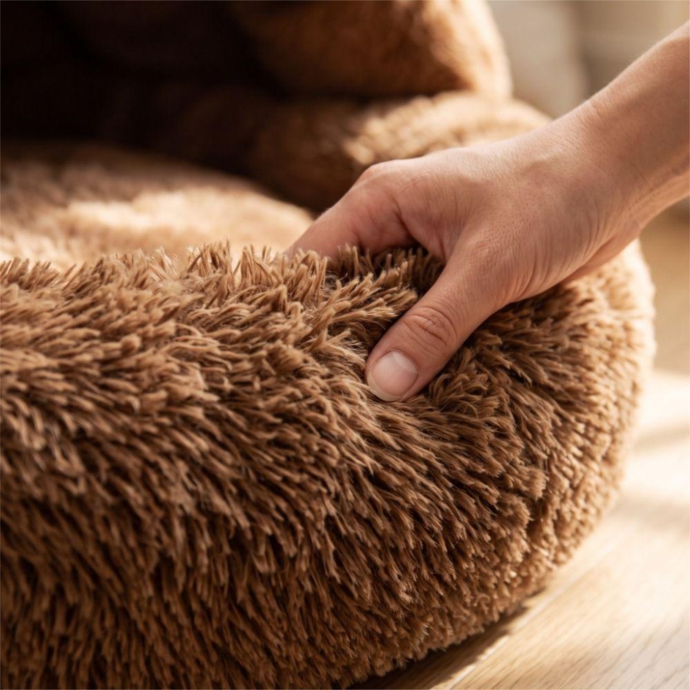 Soft Skin-Friendly Winter Cat Bed Warm Pet Sofa Bed Cat Cave House Dog Nest Mat Indoor