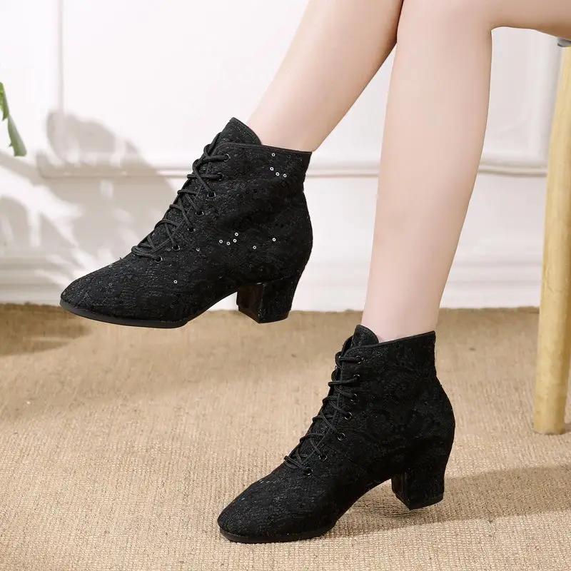 Женские сапоги Роскошные элегантные повседневные туфли до щиколотки для женщин Тенденции 2024 года Удобные парусиновые белые уличные сапоги на танкетке Осенние сапоги