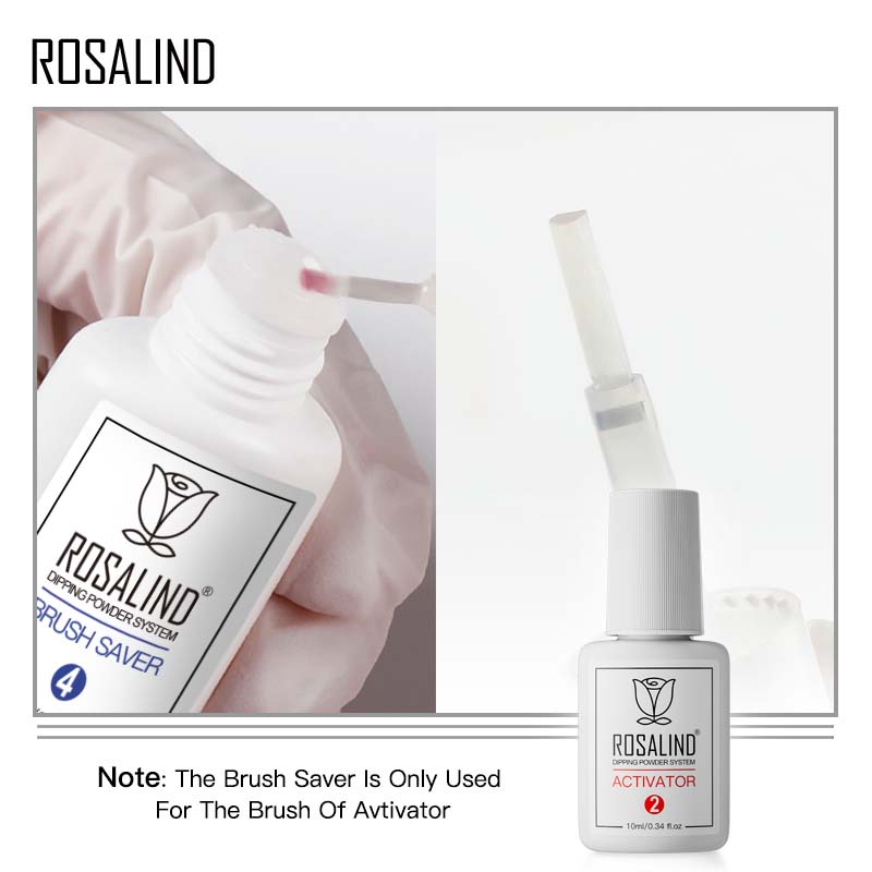 ROSALIND 10 г порошок для окунания ногтей Acrylic Power Natural Dry Nail Extension Art Design Decorations