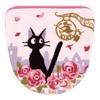 Senko Delivery Service Toilet Jiji Toilet Lid Cover for Character 37177 Kiki's Supplies, Date, Cleaning, Pink, Jiji, Cat, Ghibli,