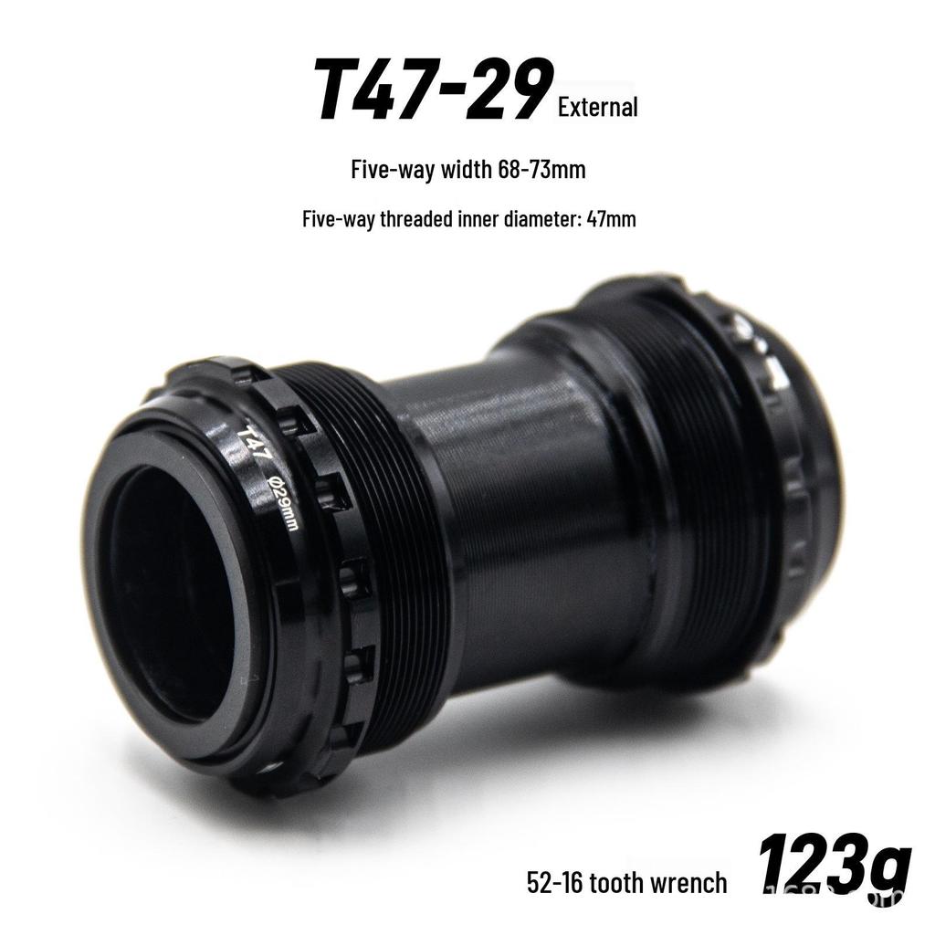 Резьбовая каретка EVOSID T47, 24/29 мм для MTB/шоссейного велосипеда 68/86 мм, интегрированные подшипники