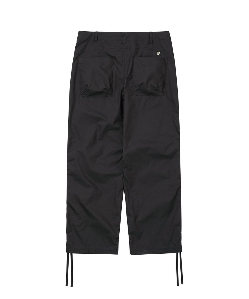 WELLBEING EXPRESS Wide String Pants Charcoal