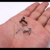 10pcs 15*13mm Screw Ear Clip Earring Settings Earring Base Blank Bezel For Jewelry Making Findings DIY Handmade Earrings Finding
