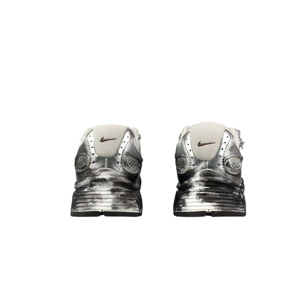 Nike V5 RNR Устойчивые к истиранию Дышащие Устойчивые к истиранию Дышащие Низкие Беговые кроссовки Женские Серебристый Розовый HQ7901-102(Команда401-ЛД)