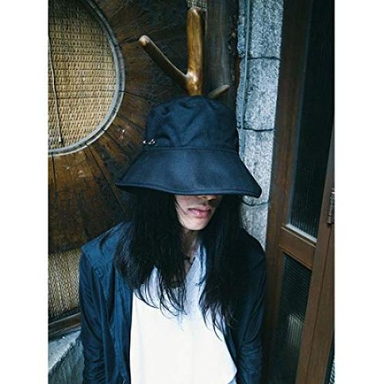 Панама шляпа корейский бренд простая уличная танцевальная повседневная спортивная MCBRY LONG BUCKET [McBerry] женская мужская (Черный, ШЛЯПА)