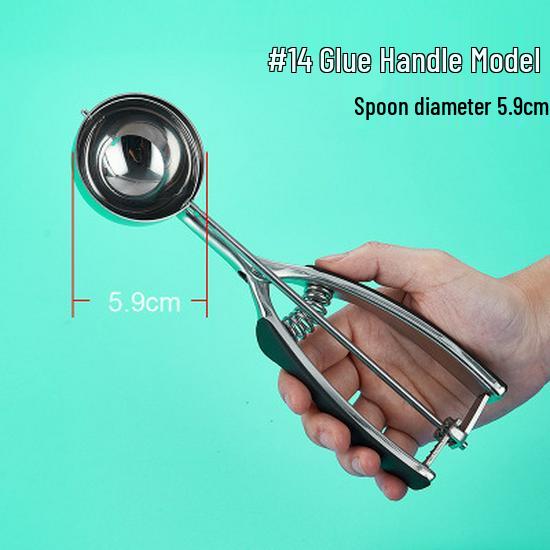 INOX 304 Stainless Steel Ice Cream Scoop/Baller for Hotels & Cafeterias