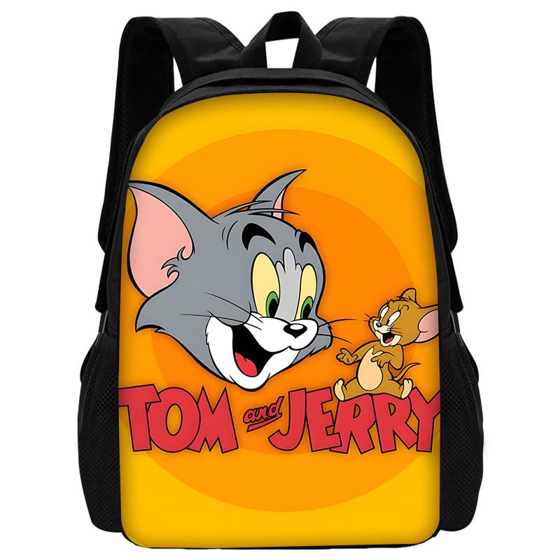 Детский Школьный Мультяшный Забавный Рюкзак T-Toms с Сумками для Ланча, Пеналами, Школьными Сумками для Мальчиков Девочек Аниме J-Jerrys Лучший Подарок
