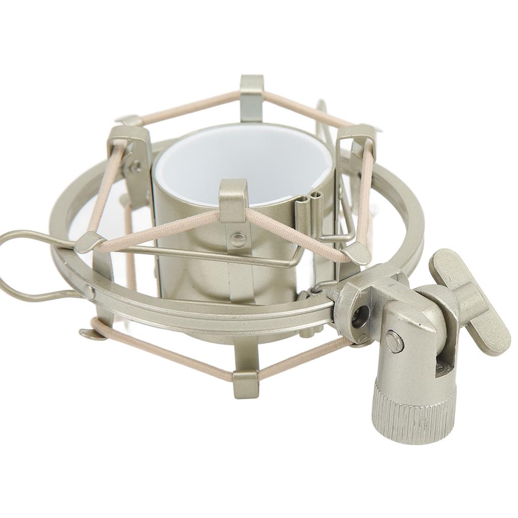 Microphone Shock Mount 47‑57mm Mic Anti Vibration Holder Adapter Clip for Live Streaming Recording