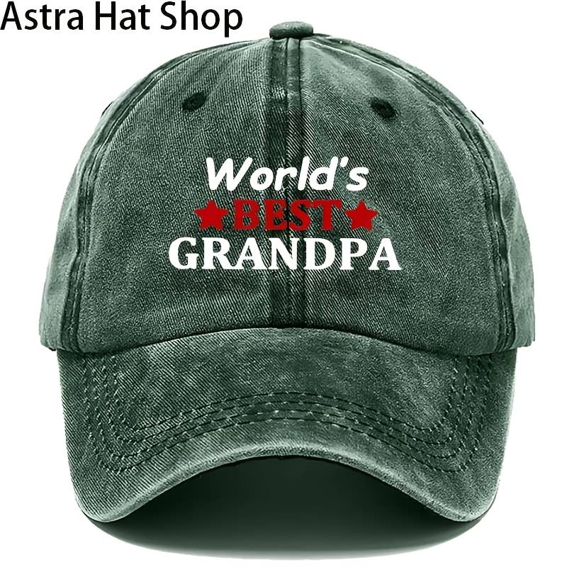 Trendy Baseball Cap with a Creative Grandpa Slogan a MustHave for Family Gatherings