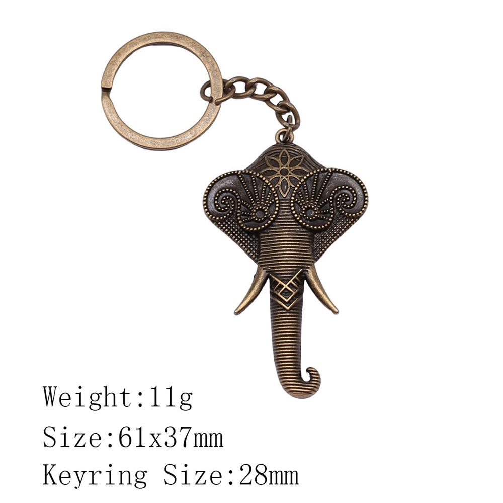 Wedding Anniversary Men Keychain Elephant Key Ring Women's Clothing Chains For Boys
