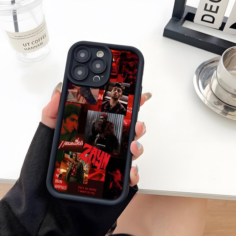 Чехол для телефона певца Зейна Малика Мягкий силикон Для IPhone 17 16 15 14 13 12 Mini 11 Pro Max Plus Защитная крышка для объектива камеры