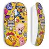 Wireless Mouse - MANIACASE - Funny Little Monsters - Yellow - USB Wifi Dongle - Compatible Mac and PC
