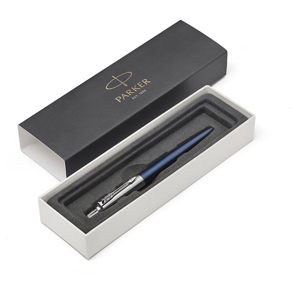 Parker Ballpoint Pen Jotter Blue CT Medium Point Gift Box Genuine Imported Product 1953347 Oil-based