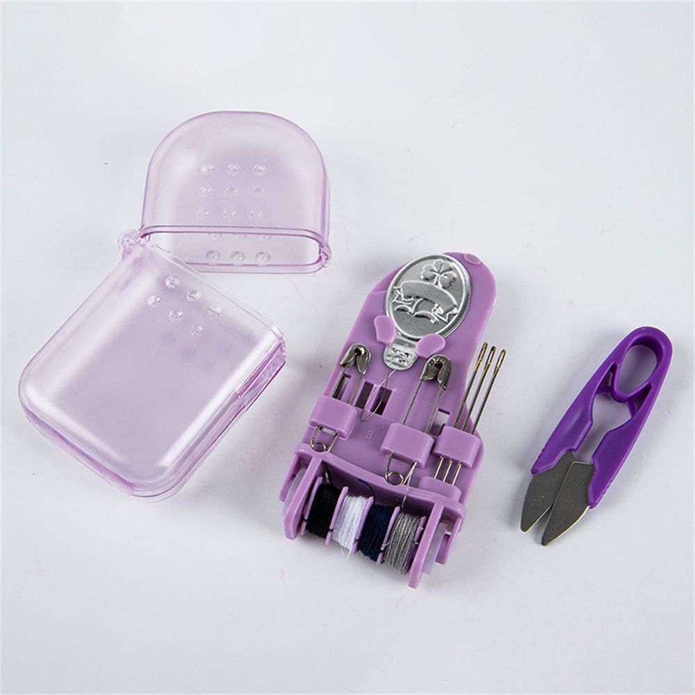 Mini Travel Sewing Kits Portable Multi-function Needle Sewing Box Storage Case Handwork Sewing Accessories Sewing Tools