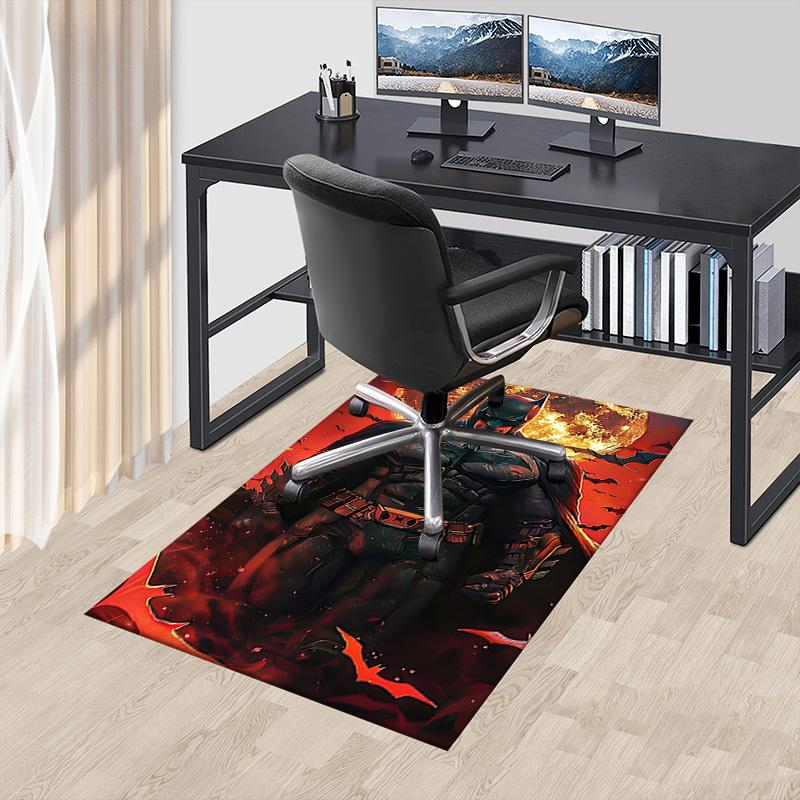 1pc Batman Carpet, for Home & Office Decor, Desk Chair Carpet, Festive Gift,Conference Room CarpetL1044
