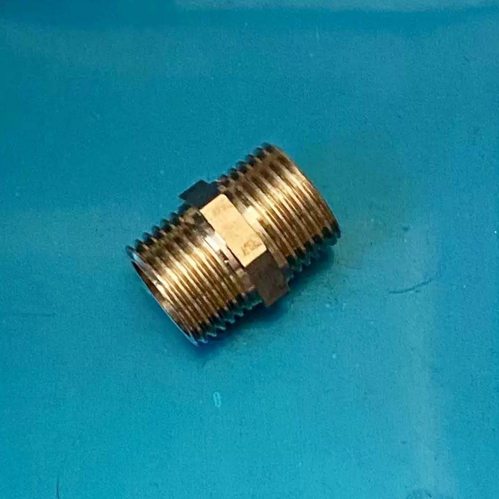 Прямой латунный соединитель с двойной наружной резьбой 1/8" 1/4" 1/2" 3/4" 1" BSP Наружная резьба Равнопроходной и переходной Адаптер для воды, масла, газа