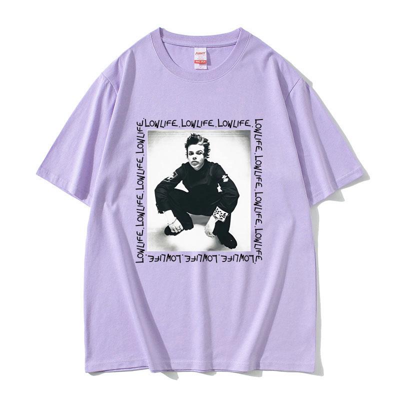 Rocker Yungblud Lowlife Album T Shirts Unisex Women Fashion Rock Vintage Short Sleeve Tshirts Casual Oversized Tshirt Streetwear