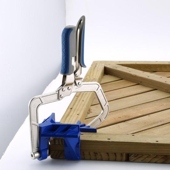 Угловой зажим 90 градусов Эргономичная ручка Регулируемая толщина Многоцелевой ручной Прямоугольный зажим Инструмент для деревообработки