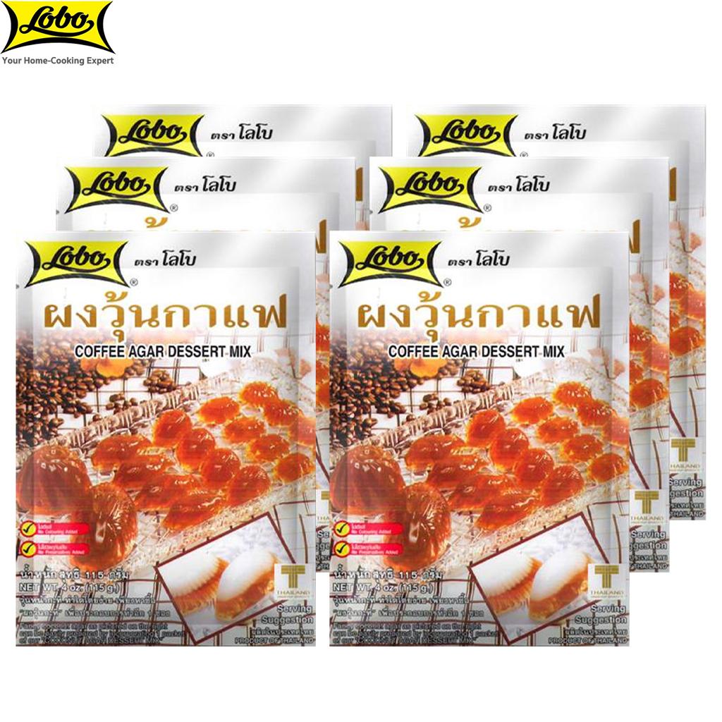 Lobo Кофейный агар-десертный микс, на 4-6 порций, Тайский десерт, 115 г