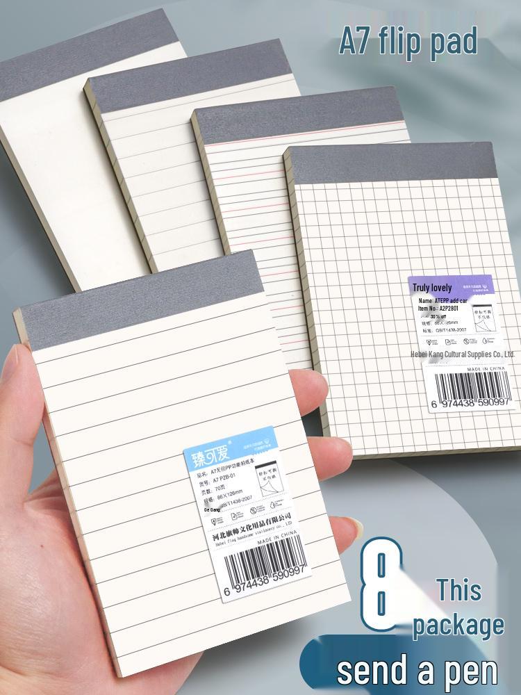 A7 Student Trumpet Sticky Note Pad: Tear-Off, Blank, Portable, Pocket-Sized, Lined & Grid Paper.