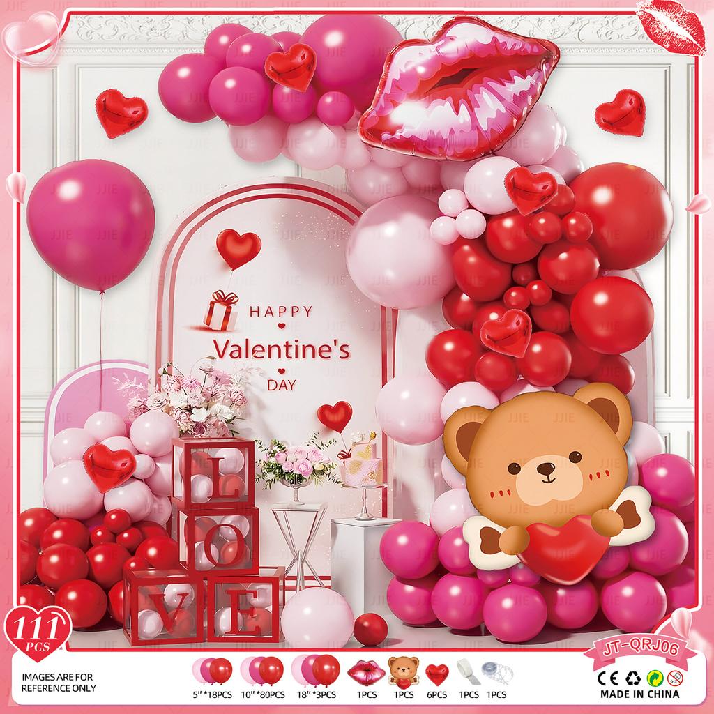 Valentine'S Day Theme Balloon Set Qixi Wedding Confession Balloon Hotel Balloon Decoration And Decoration