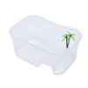 Reptile Vivarium Box For Turtle Tortoise Feeding Box With Basking Platform Tank