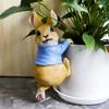 Easter Climbing Rabbit Garden Statue  Statue Hanging Bunny Decorations Planter Fence