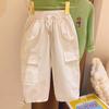 Детские брюки Свободные длинные брюки для маленьких девочек