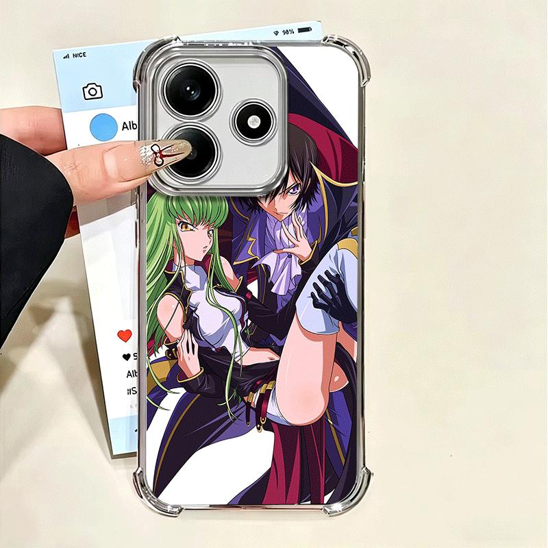Покрытие Code Geass Чехол для телефона Аниме Для Xiaomi Poco X5 X6 X7 X8 Pro Max F8 Ultra F7 M8 M7 M5S Redmi 15C 15 14C 13C 13 X3 12C F6