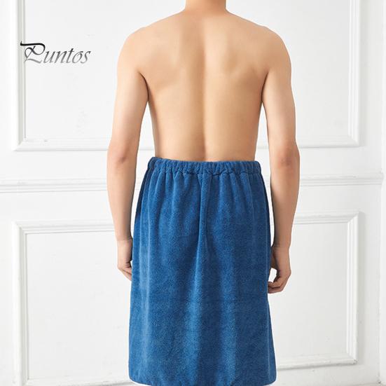 Мужское банное полотенце, впитывающее быстросохнущее банное полотенце с надежной пряжкой и карманом для тренажерного зала, спа, сауны, душа