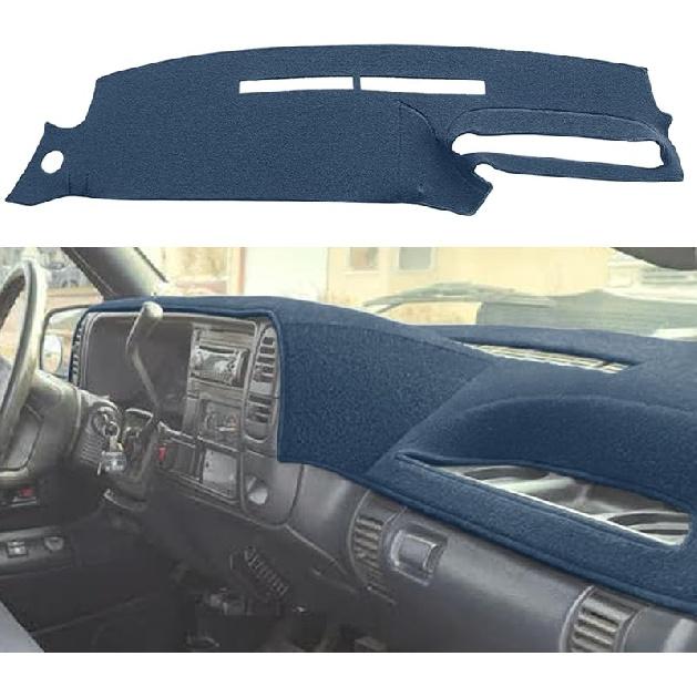 Yiz Dash Cover Mat Fit For Chevy Chevrolet Silverado/GMC Sierra C1500 C2500 C3500 K1500 K2500 K3500 Pickup Truck 1988-1994, 1992-94 GMC Yukon/Chevy