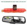 Volkswagen Caddy 2003-2015 Светодиодный стоп-сигнал со встроенным зеркалом заднего вида и 4,3-дюймовой камерой заднего вида